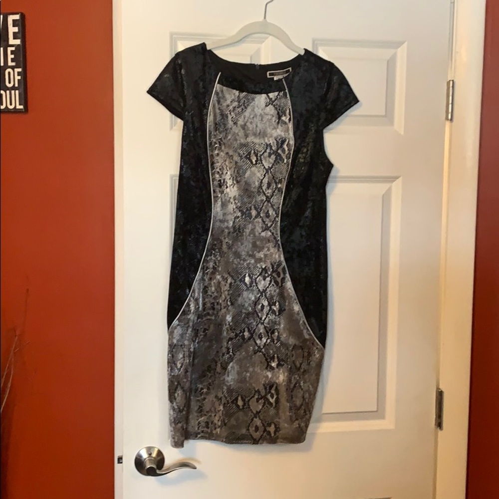 *SOLD* Snakeskin Velour Dress